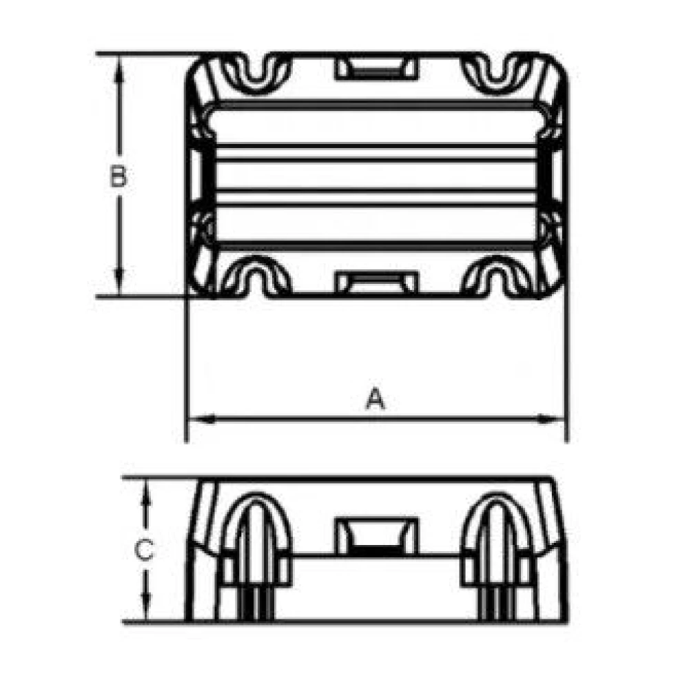 Покрівельна опора для кондиціонера MFТ 450*160*90