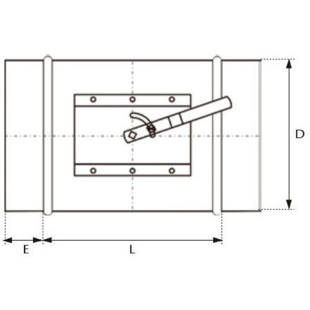 Дросель клапан 200 мм